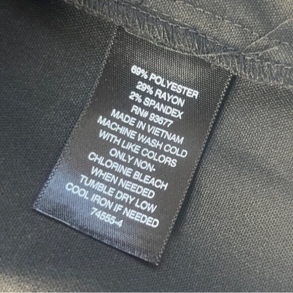 Circumstance Skinny Leg Pants Womens 22W Black New Side Zipper - Picture 7 of 9